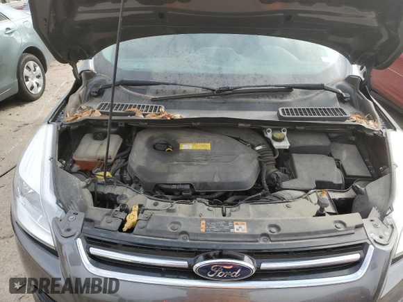 2016 Ford Escape Titanium with VIN 1FMCU0JX6GUA97930, listed as a Copart auction lot 47872654 with 59,834 mi miles and Salvage Title. Bid and sale history available at carsss.com. Image 12.