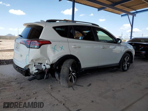 2018 Toyota RAV4 XLE with VIN JTMRFREV4JD254383, listed as a Copart auction lot 53743845 with 46,865 mi miles and Salvage Title. Bid and sale history available at DreamBid. Image 3.