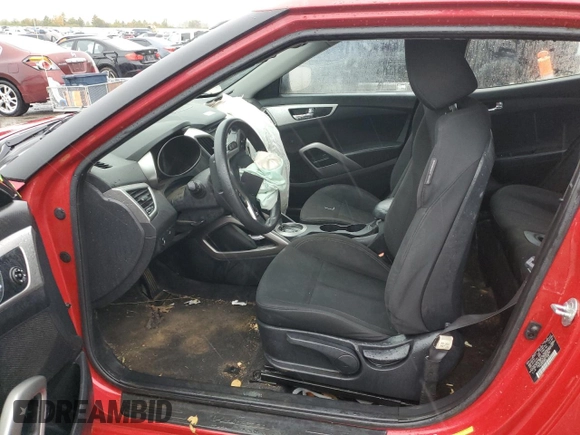 2014 Hyundai Veloster RE:FLEX z VIN KMHTC6AD2EU204268, wystawiony jako Copart lot #78651814 z przebiegiem Nie podano mil oraz Szkoda całkowita • Salvage title. Historia ofert i sprzedaży dostępna na DreamBid. Obrazek 7.