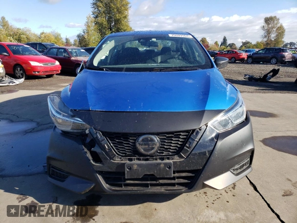 2020 Nissan Versa S with VIN 3N1CN8DV4LL822054, listed as a Copart auction lot 76609904 with 39,799 mi miles and Salvage Title. Bid and sale history available at carsss.com. Image 5.