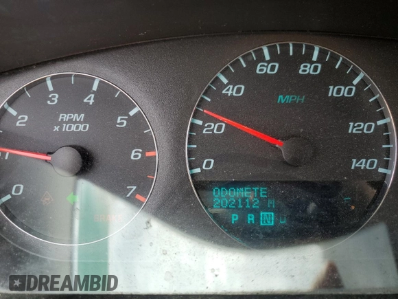 2011 Chevrolet Impala LT Fleet with VIN 2G1WG5EK2B1271526, listed as a Copart auction lot 77772224 with 202,112 mi miles and Salvage title. Bid and sale history available at DreamBid. Image 9.