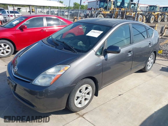 2008 Toyota Prius with VIN JTDKB20U983388664, listed as a IAAI auction lot 41862214 with 1 mi miles. Bid and sale history available at carsss.com. Image 2.