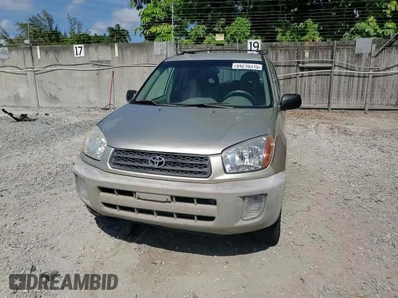 2001 Toyota RAV4 with VIN JTEGH20V710019754, listed as a Copart auction lot 54210315 with 163,663 mi miles and Salvage title. Bid and sale history available at DreamBid. Image 14.