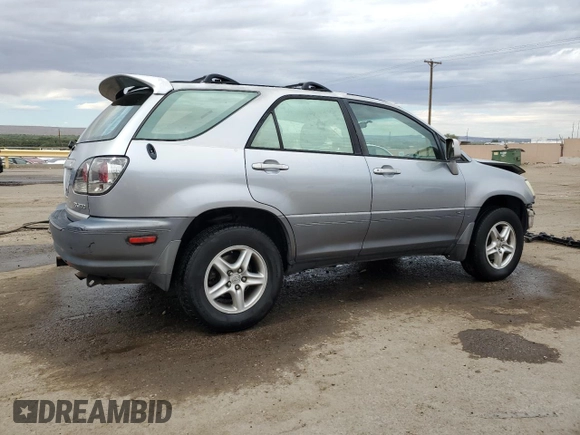 2002 Lexus RX 300 with VIN JTJHF10UX20276082, listed as a Copart auction lot 71266754 with 224,421 mi miles and Salvage Title. Bid and sale history available at carsss.com. Image 3.