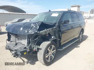 2022 Ford Expedition XLT with VIN 1FMJU1HT1NEA48965, listed as a IAAI auction lot 41792241 with 36,488 mi miles. Bid and sale history available at carsss.com. Image 2.
