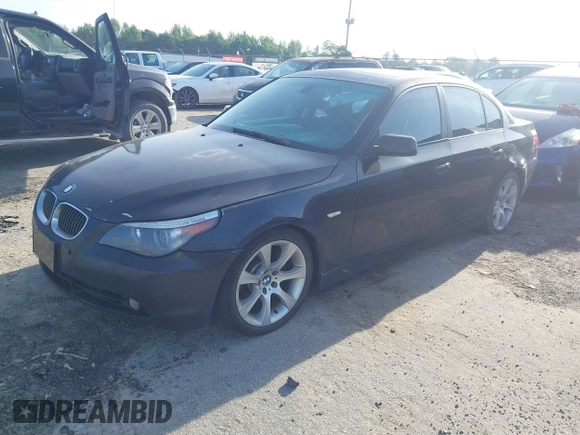 2006 BMW 5 Series 550i with VIN WBANB53556CP02839, listed as a IAAI auction lot 42152219 with 204,731 mi miles and . Bid and sale history available at DreamBid. Image 2.