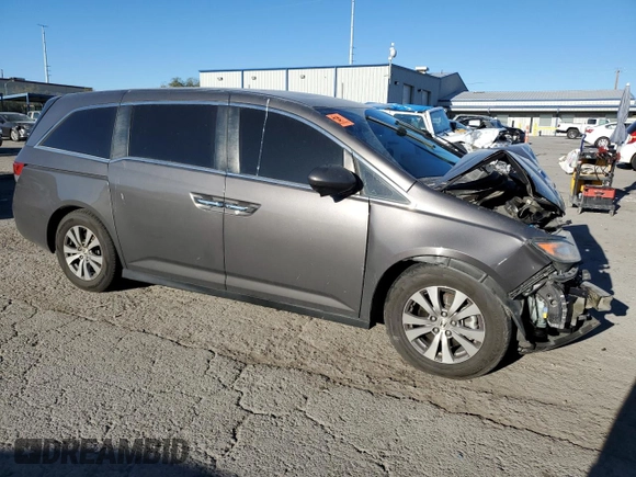 2016 Honda Odyssey EX-L with VIN 5FNRL5H60GB004856, listed as a Copart auction lot 50616685 with 146,296 mi miles and Salvage Title. Bid and sale history available at carsss.com. Image 4.