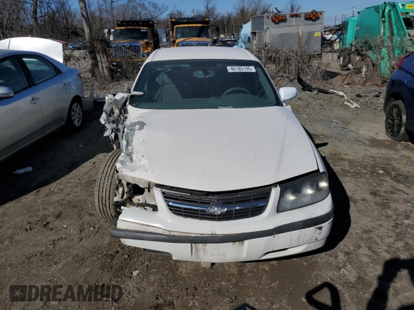 2005 Chevrolet Impala with VIN 2G1WF52E759218859, listed as a Copart auction lot 46185195 with 121,596 mi miles and Salvage Title. Bid and sale history available at DreamBid. Image 5.