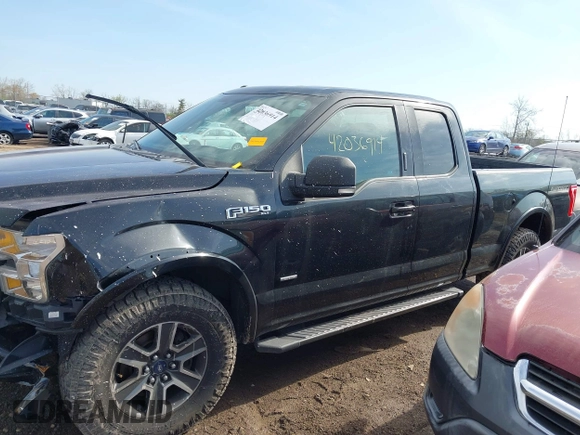 2015 Ford F-150 XLT with VIN 1FTEX1EP1FFC73368, listed as a IAAI auction lot 42036914 with 114,916 mi miles. Bid and sale history available at carsss.com. Image 14.