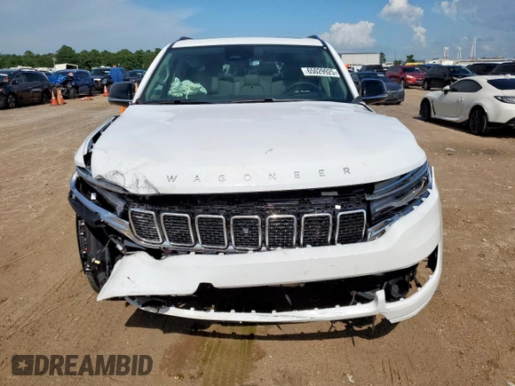 2024 Jeep Wagoneer Series II with VIN 1C4SJSBP8RS141198, listed as a Copart auction lot 65029925 with 318 mi miles and Salvage title. Bid and sale history available at DreamBid. Image 5.