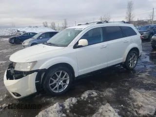 2015 Dodge Journey SXT with VIN 3C4PDCCGXFT681079, listed as a Copart auction lot 46429805 with 104,767 mi miles and Salvage title. Bid and sale history available at DreamBid. Image 1.