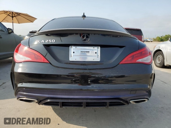 2018 Mercedes-Benz CLA 250 with VIN WDDSJ4EB9JN537001, listed as a Copart auction lot 56726373 with 75,350 mi miles and . Bid and sale history available at DreamBid. Image 6.