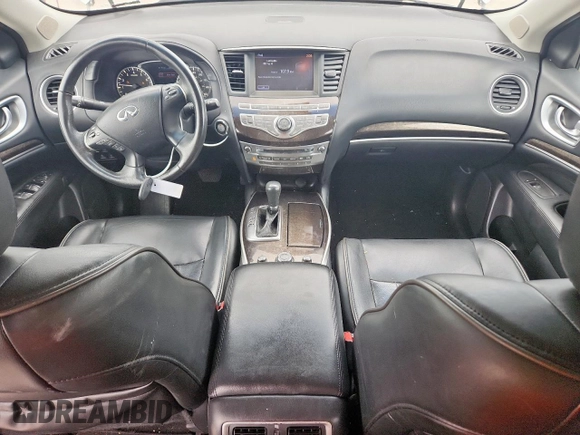 2014 Infiniti QX60 with VIN 5N1AL0MM1EC552553, listed as a Copart auction lot 63285785 with 174,041 mi miles and Salvage title. Bid and sale history available at DreamBid. Image 8.