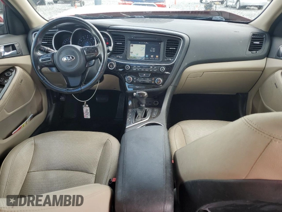 2015 Kia Optima EX с VIN 5XXGN4A70FG389927, выставлен на аукционе Copart как лот 60199955 с пробегом 96 389 миль миль и Списание • Salvage title. История ставок и продаж доступна на DreamBid. Изображение 8.