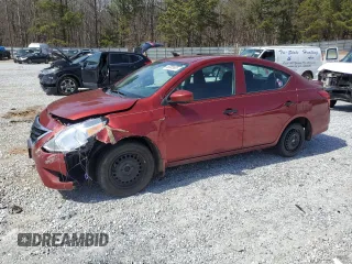 2016 Nissan Versa S with VIN 3N1CN7AP8GL915052, listed as a Copart auction lot 48385905 with 124,379 mi miles and Salvage Title. Bid and sale history available at carsss.com. Image 1.