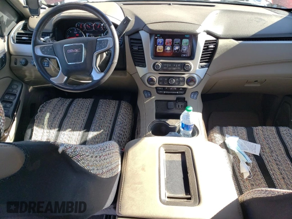 2019 GMC Yukon SLT Standard Edition with VIN 1GKS2DKC7KR319416, listed as a Copart auction lot 80272194 with 53,848 mi miles and Salvage Title. Bid and sale history available at carsss.com. Image 8.