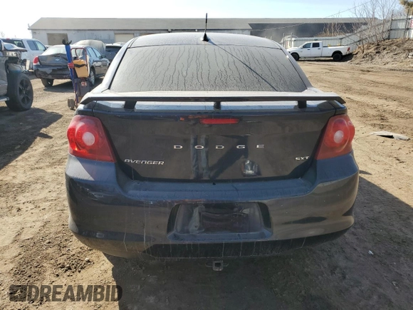 2012 Dodge Avenger SXT with VIN 1C3CDZCB3CN312084, listed as a Copart auction lot 48880855 with 145,570 mi miles and Salvage Title. Bid and sale history available at carsss.com. Image 6.