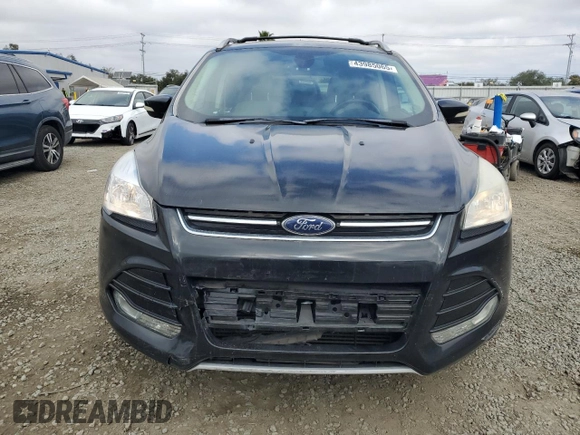 2014 Ford Escape Titanium with VIN 1FMCU9J90EUC89590, listed as a Copart auction lot 43985065 with 128,878 mi miles and Salvage Title. Bid and sale history available at carsss.com. Image 5.