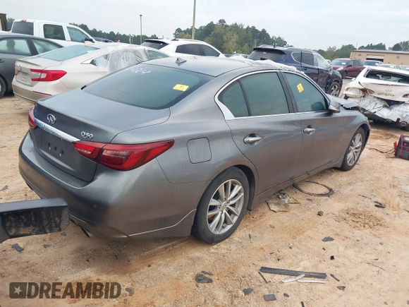 2021 Infiniti Q50 3.0t LUXE with VIN JN1EV7BP9MM700224, listed as a IAAI auction lot 40405893 with 62,531 mi miles. Bid and sale history available at carsss.com. Image 4.