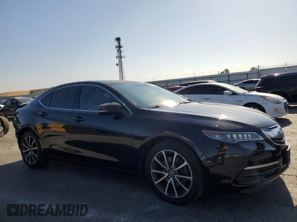 2015 Acura TLX Technology with VIN 19UUB2F51FA011085, listed as a Copart auction lot 62780705 with 156,515 mi miles and Salvage title. Bid and sale history available at DreamBid. Image 4.