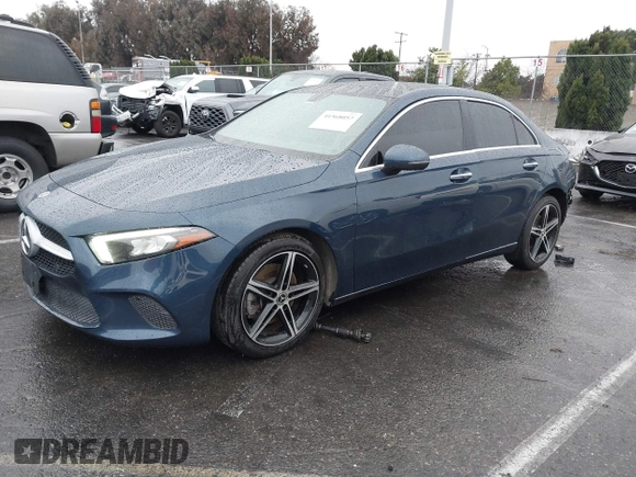 2021 Mercedes-Benz A 220 with VIN W1K3G4EB9MJ272143, listed as a IAAI auction lot 41568057 with 36,733 mi miles and . Bid and sale history available at DreamBid. Image 2.
