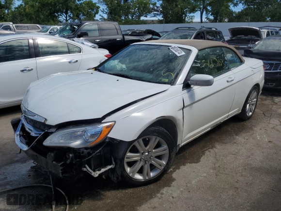 2011 Chrysler 200 Touring with VIN 1C3BC2EB6BN604992, listed as a Copart auction lot 60836874 with 566,203 mi miles and Salvage Title. Bid and sale history available at carsss.com. Image 1.