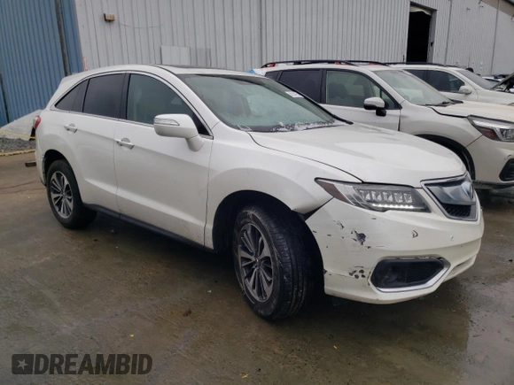 2017 Acura RDX w/Advance Pkg with VIN 5J8TB4H74HL021087, listed as a Copart auction lot 45154125 with 166,104 mi miles and Salvage Title. Bid and sale history available at carsss.com. Image 4.