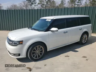 2015 Ford Flex Limited z VIN 2FMGK5D84FBA04058, wystawiony jako Copart lot #44817805 z przebiegiem 140 071 mil mil oraz Czysty tytuł • Clean title. Historia ofert i sprzedaży dostępna na DreamBid. Obrazek 1.