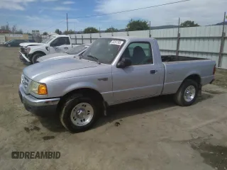 2001 Ford Ranger XL with VIN 1FTYR10C21PA47340, listed as a Copart auction lot 50261385 with 136,765 mi miles and Salvage Title. Bid and sale history available at carsss.com. Image 1.