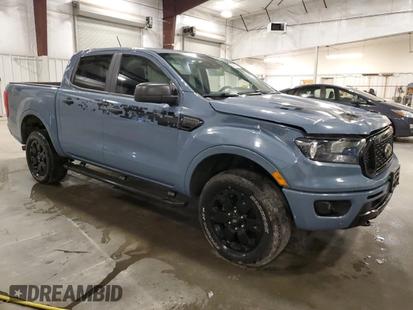 2023 Ford Ranger XL with VIN 1FTER4FH9PLE34829, listed as a Copart auction lot 55485345 with 34,046 mi miles and Salvage title. Bid and sale history available at DreamBid. Image 4.