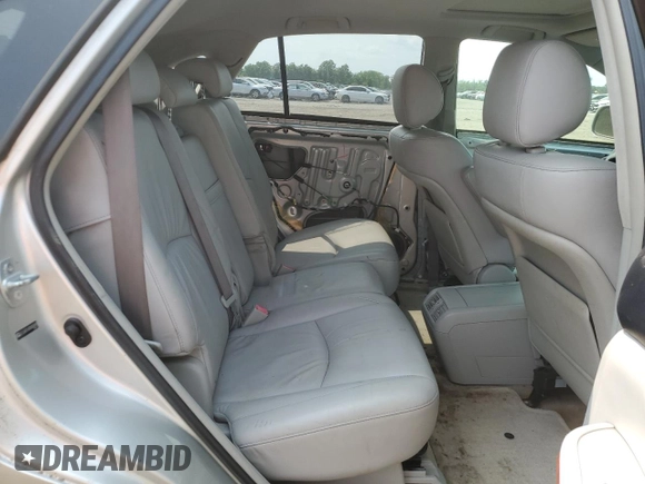2005 Lexus RX 330 with VIN JTJGA31U450053495, listed as a Copart auction lot 59566785 with 137,799 mi miles and Salvage title. Bid and sale history available at DreamBid. Image 11.