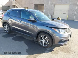 2022 Honda HR-V EX with VIN 3CZRU6H50NM704101, listed as a IAAI auction lot 42148987 with 30,507 mi miles. Bid and sale history available at carsss.com. Image 1.