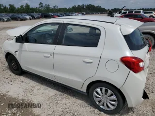 2017 Mitsubishi Mirage ES with VIN ML32A3HJ9HH021899, listed as a Copart auction lot 55824015 with 99,247 mi miles and Salvage title. Bid and sale history available at DreamBid. Image 2.
