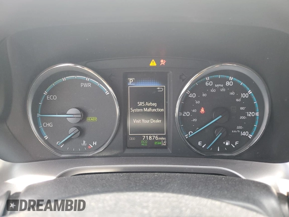 2018 Toyota RAV4 Hybrid SE with VIN JTMJJREVXJD212926, listed as a Copart auction lot 60215465 with 71,876 mi miles and Salvage title. Bid and sale history available at DreamBid. Image 9.