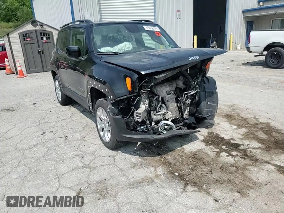 2018 Jeep Renegade Latitude with VIN ZACCJBBBXJPH52403, listed as a Copart auction lot 59636375 with 68,860 mi miles and Salvage title. Bid and sale history available at DreamBid. Image 14.