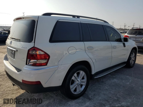 2008 Mercedes-Benz GL-Class 4.6L with VIN 4JGBF71E98A383982, listed as a Copart auction lot 76320554 with 108,857 mi miles and Salvage Title. Bid and sale history available at carsss.com. Image 3.