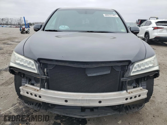 2014 Acura MDX with VIN 5FRYD3H27EB015567, listed as a Copart auction lot 48972145 with 120,245 mi miles and Salvage Title. Bid and sale history available at carsss.com. Image 5.