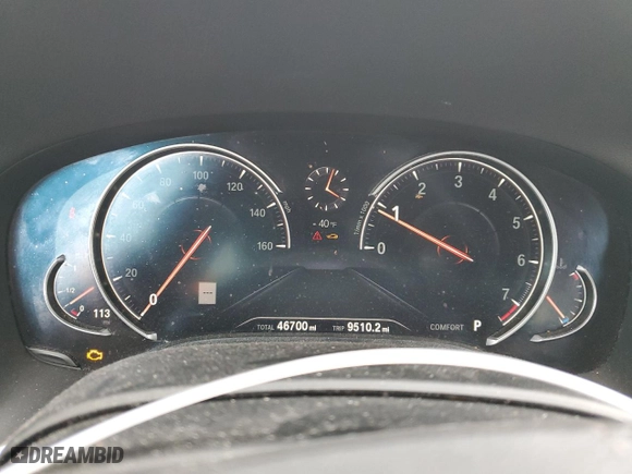 2019 BMW 7 Series 740i xDrive with VIN WBA7E4C55KGV28459, listed as a Copart auction lot 81144734 with 46,700 mi miles and Salvage Title. Bid and sale history available at carsss.com. Image 9.