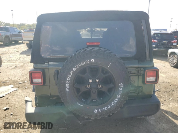 2023 Jeep Wrangler Willys with VIN 1C4HJXDN1PW523503, listed as a Copart auction lot 74976134 with 18,630 mi miles and Clean Title. Bid and sale history available at DreamBid. Image 6.