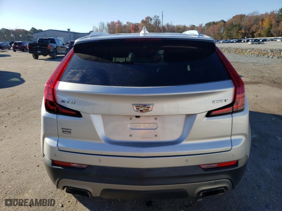 2020 Cadillac XT4 FWD Premium Luxury with VIN 1GYFZCR45LF078258, listed as a Copart auction lot 82302144 with 81,643 mi miles and Salvage Title. Bid and sale history available at carsss.com. Image 6.