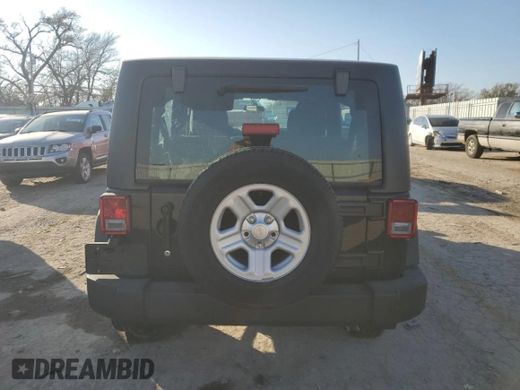 2018 Jeep Wrangler JK Unlimited Sport with VIN 1C4BJWDG9JL834963, listed as a Copart auction lot 83108454 with 22,298 mi miles and Salvage Title. Bid and sale history available at carsss.com. Image 6.
