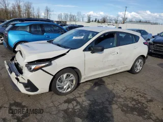2024 Subaru Impreza z VIN JF1GUABC3R8269856, wystawiony jako Copart lot #47733185 z przebiegiem 23 040 mil mil oraz Szkoda całkowita • Salvage title. Historia ofert i sprzedaży dostępna na DreamBid. Obrazek 1.