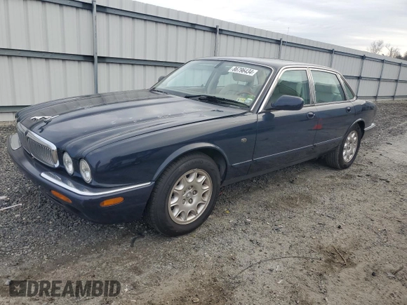 2001 Jaguar XJ with VIN SAJDA14C41LF38763, listed as a Copart auction lot 86796434 with 60,076 mi miles and Clean Title. Bid and sale history available at carsss.com. Image 1.