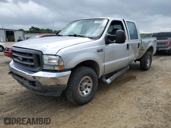 2004 Ford F-250 XL with VIN 1FTNW21L94EE03900, listed as a Copart auction lot 57838765 with 185,837 mi miles and Salvage title. Bid and sale history available at DreamBid. Image 1.