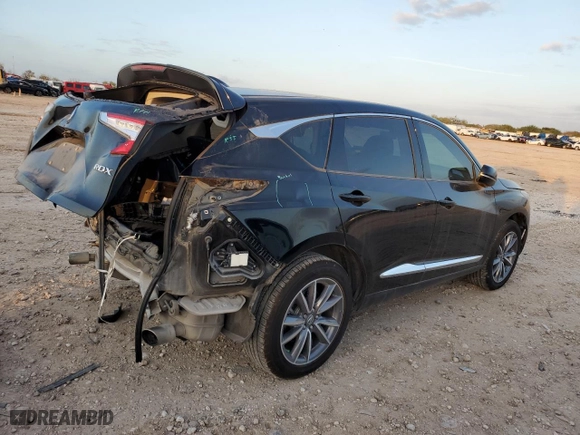 2020 Acura RDX w/Technology Pkg with VIN 5J8TC1H50LL017749, listed as a Copart auction lot 85196524 with 78,827 mi miles and Salvage Title. Bid and sale history available at carsss.com. Image 3.