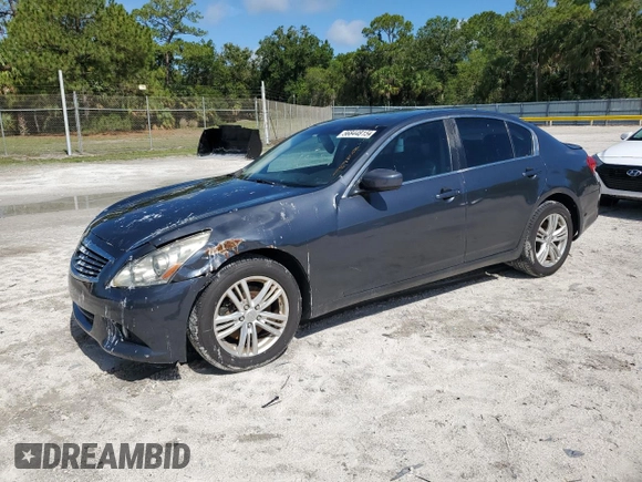 2011 Infiniti G25 x с VIN JN1DV6AR4BM452180, выставлен на аукционе Copart как лот 56844815 с пробегом 133 040 миль миль и Чистый • Clean title. История ставок и продаж доступна на DreamBid. Изображение 1.