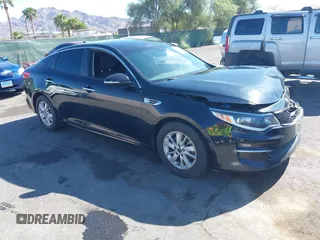 2016 Kia Optima LX with VIN 5XXGT4L39GG019609, listed as a IAAI auction lot 42148755 with 170,312 mi miles and . Bid and sale history available at DreamBid. Image 1.