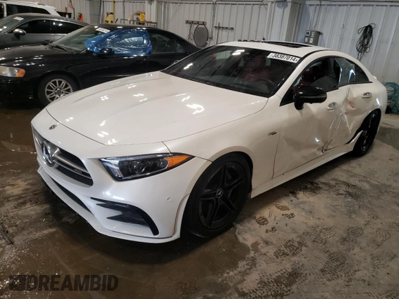 2020 Mercedes-Benz CLS with VIN WDD2J6BB4LA054154, listed as a Copart auction lot 38387014 with 30,626 mi miles. Bid and sale history available at carsss.com. Image 1.