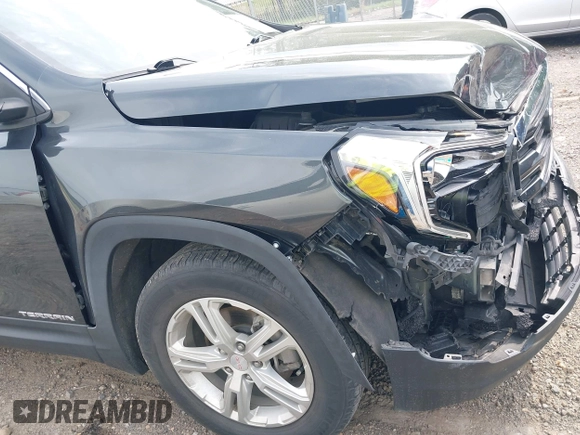 2018 GMC Terrain SLE with VIN 3GKALMEV3JL254091, listed as a IAAI auction lot 42008693 with 118,927 mi miles and . Bid and sale history available at carsss.com. Image 17.