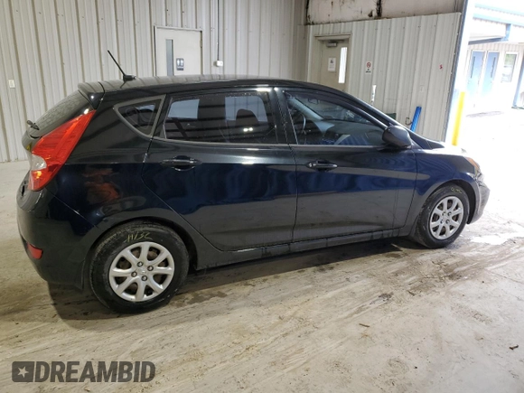 2014 Hyundai Accent GS with VIN KMHCT5AE7EU183520, listed as a Copart auction lot 54299215 with 92,660 mi miles and Salvage title. Bid and sale history available at DreamBid. Image 3.